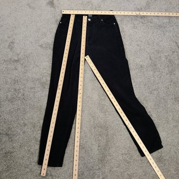 BDG Mom High Rise Women's Corduroy Pants in Black Size 25 Winter 100% Cotton - Picture 7 of 11